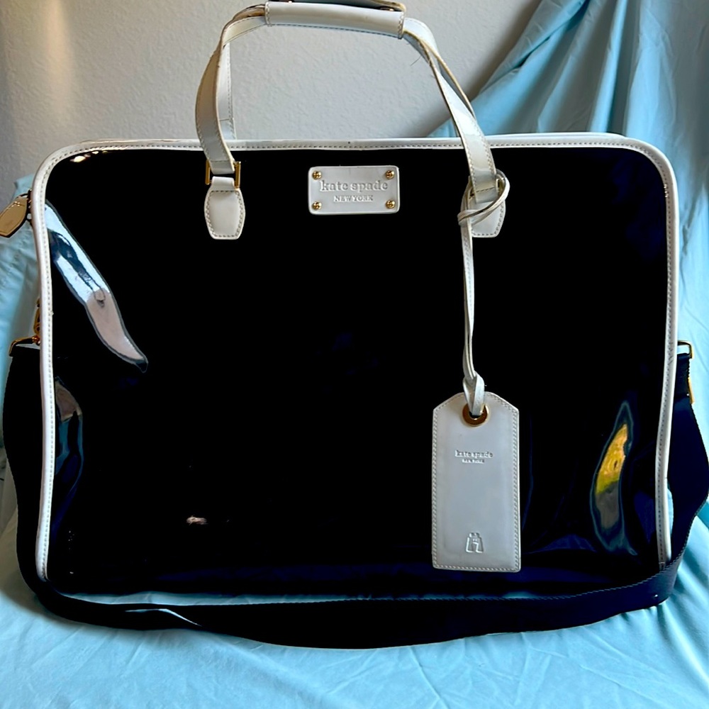 Kate Spade Patent Leather Travel Bag